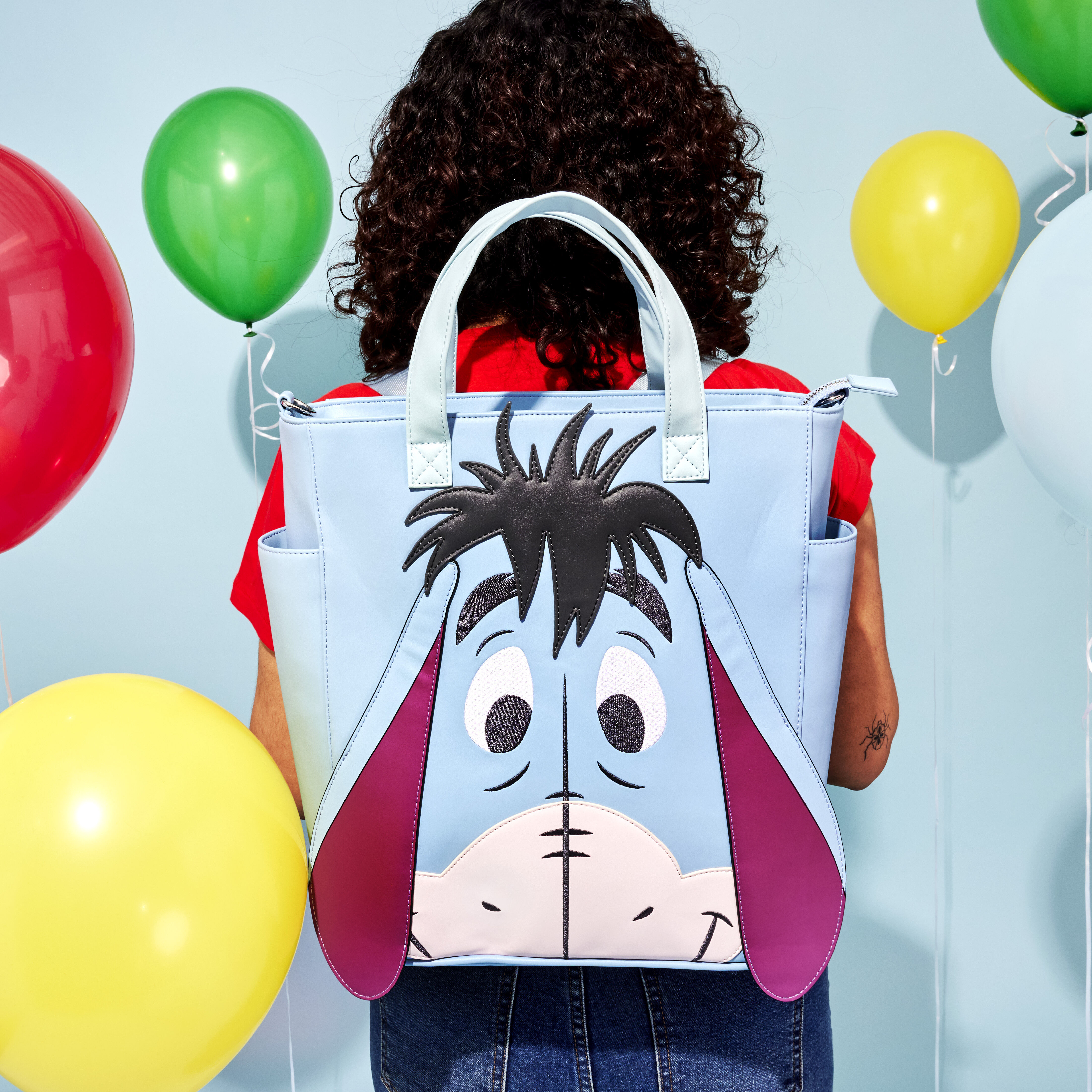 Buy Winnie the Pooh Eeyore Convertible Backpack Tote Bag at